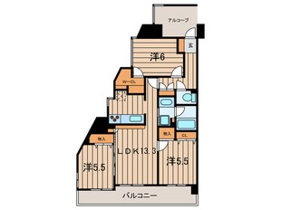 プロスペクト川崎の物件間取画像